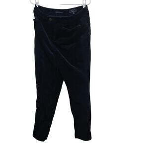 Talbots outlet pants womens size 14 blue corduroy simply flattering high waist